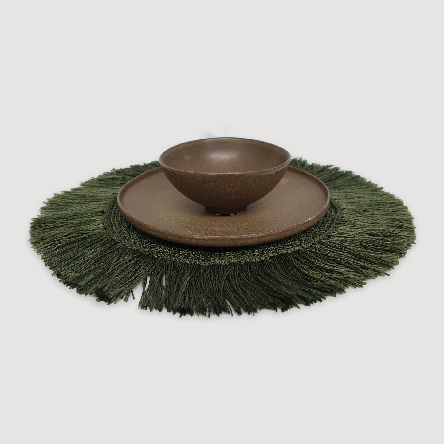 Green placemats